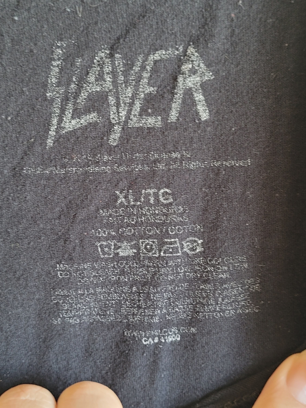 Slayer Eagle Graphic Band T-Shirt Black Men's XL Heavy Metal Rock Tee - Picture 3 of 4